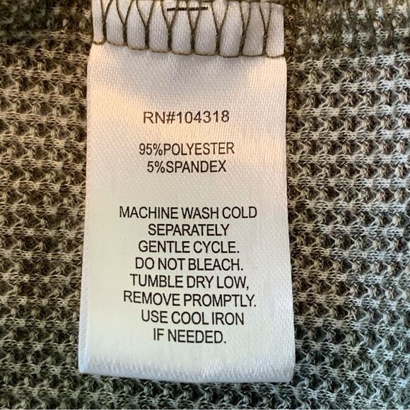 DEREK HEART Cardigan Women’s Large Green Camouflage Open Front Waterfall. - Picture 7 of 10